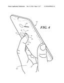 TOUCH SENSITIVE SURFACE WITH RECESSED SURFACE FEATURE FOR AN ELECTRONIC     DEVICE diagram and image