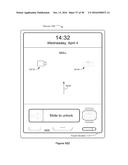 DEVICE, METHOD, AND GRAPHICAL USER INTERFACE FOR ACCESSING AN APPLICATION     IN A LOCKED DEVICE diagram and image