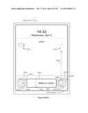 DEVICE, METHOD, AND GRAPHICAL USER INTERFACE FOR ACCESSING AN APPLICATION     IN A LOCKED DEVICE diagram and image