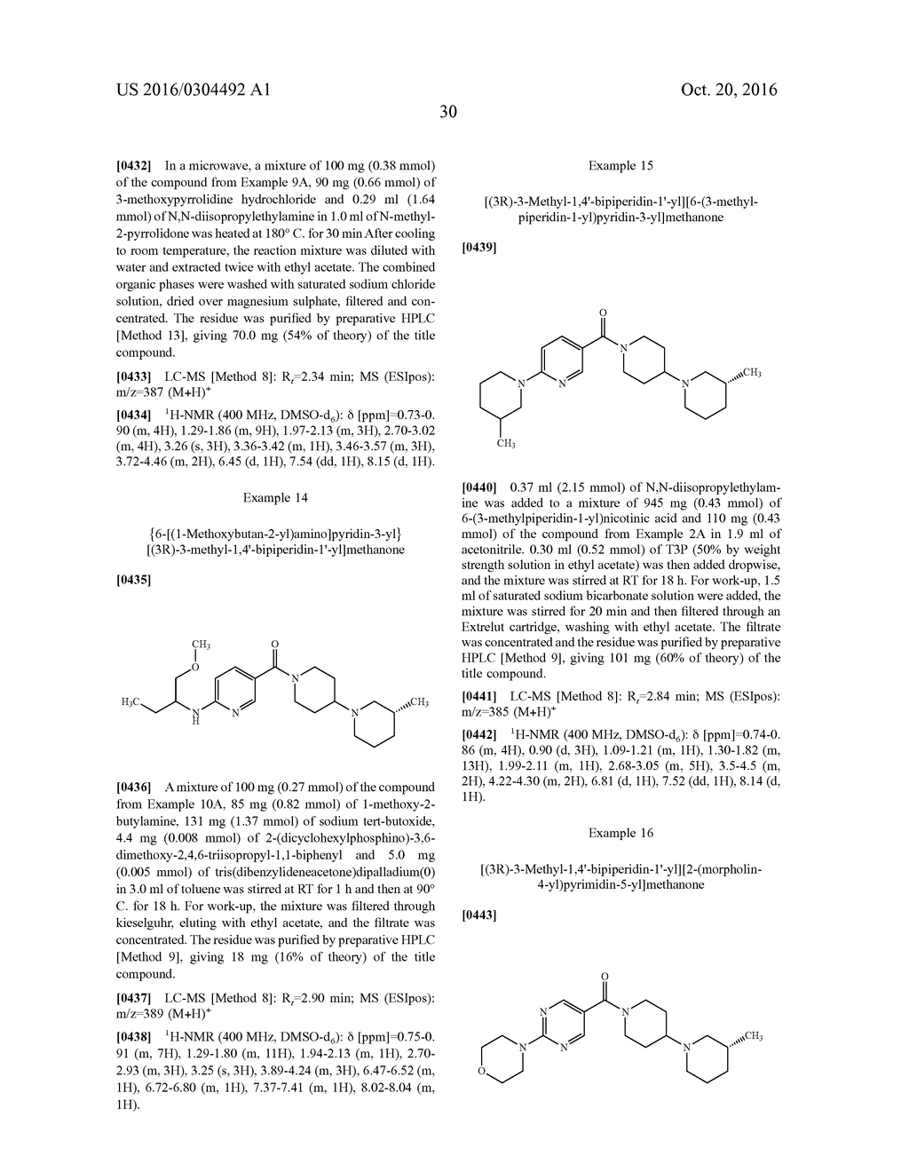 SUBSTITUTED BIPIPERIDINYL DERIVATIVES - diagram, schematic, and image 31