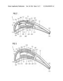 TURBINE BLADE WITH COOLING ARRANGEMENT diagram and image