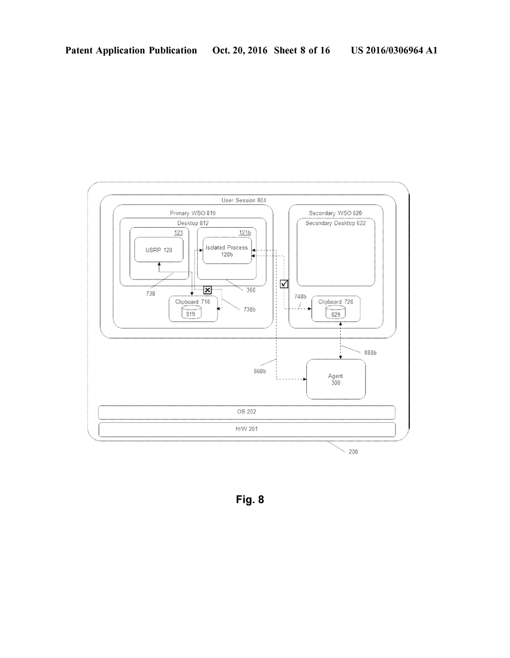 COMPUTER DEVICE AND METHOD FOR ISOLATING UNTRUSTED CONTENT ON A CLIPBOARD - diagram, schematic, and image 09