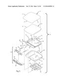 Chair Assembly with Upholstery Covering diagram and image