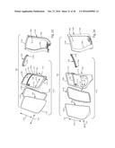 Chair Assembly with Upholstery Covering diagram and image