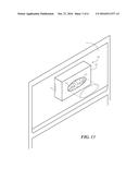 Container for Rubber or Surgical Gloves with Magnetic Mounting Device diagram and image