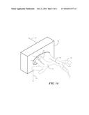 Container for Rubber or Surgical Gloves with Magnetic Mounting Device diagram and image