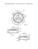 Valvular Closure Element, Closure Cap Comprising The Valvular Closure     Element, And A Method And An Apparatus For Manufacturing The Valvular     Closure Element diagram and image