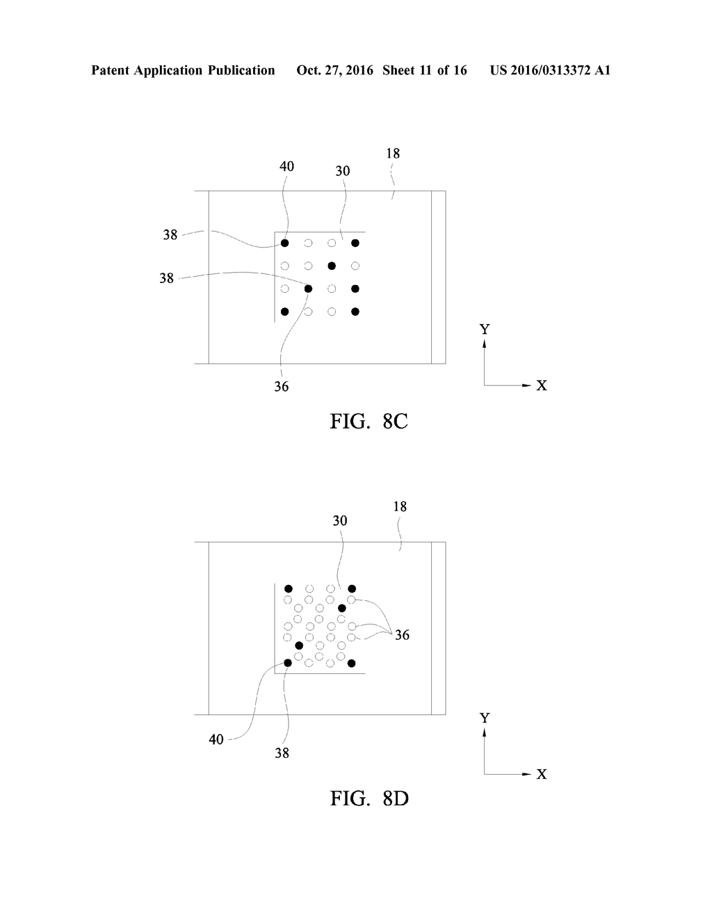 DEVICES FOR HIGH-DENSITY PROBING TECHNIQUES AND METHOD OF IMPLEMENTING THE     SAME - diagram, schematic, and image 12