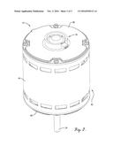 HVAC BLOWER MOTOR WITH SPEED SENSOR diagram and image