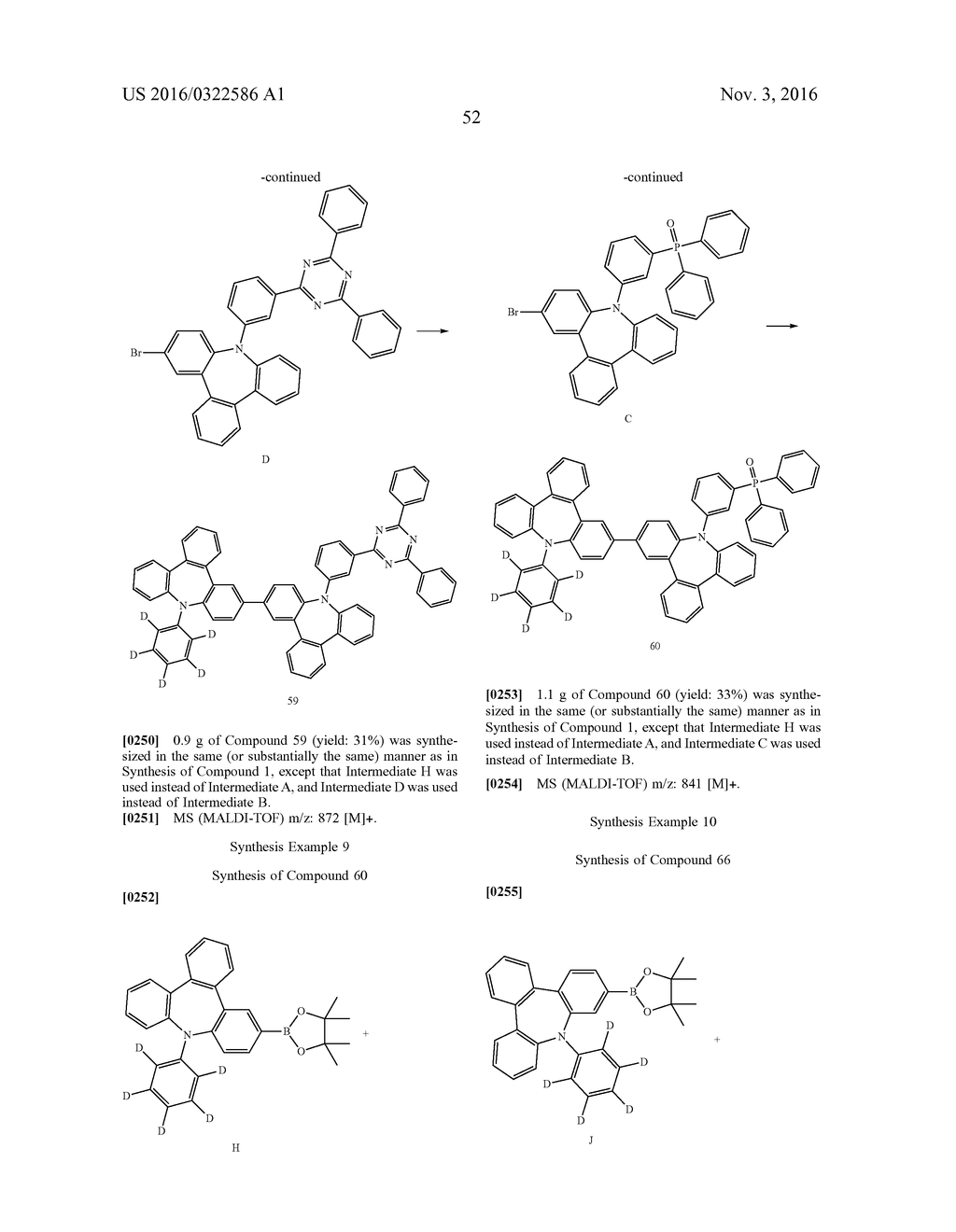 COMPOUND AND ORGANIC LIGHT-EMITTING DEVICE COMPRISING THE SAME - diagram, schematic, and image 54