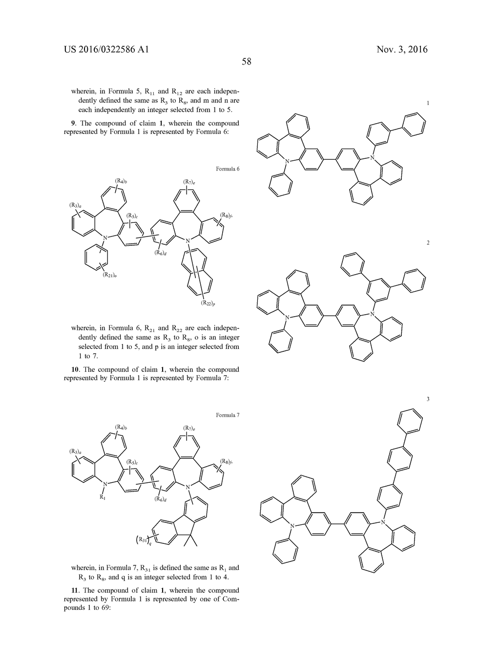 COMPOUND AND ORGANIC LIGHT-EMITTING DEVICE COMPRISING THE SAME - diagram, schematic, and image 60