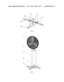 FOLDABLE ELECTRIC FAN diagram and image