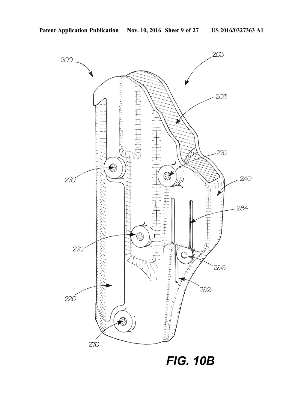 Holster Having a Removable Lockout Element - diagram, schematic, and image 10