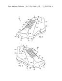 Article of Footwear With a Marking System diagram and image