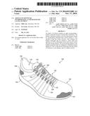 ARTICLE OF FOOTWEAR INCORPORATING A CURVED KNITTED LACING ELEMENT diagram and image