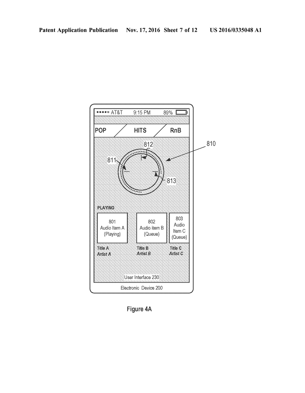 METHODS AND ELECTRONIC DEVICES FOR DYNAMIC CONTROL OF PLAYLISTS - diagram, schematic, and image 08