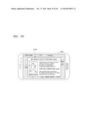 WEARABLE DEVICE AND METHOD OF PROVIDING INFORMATION BY USING THE WEARABLE     DEVICE diagram and image