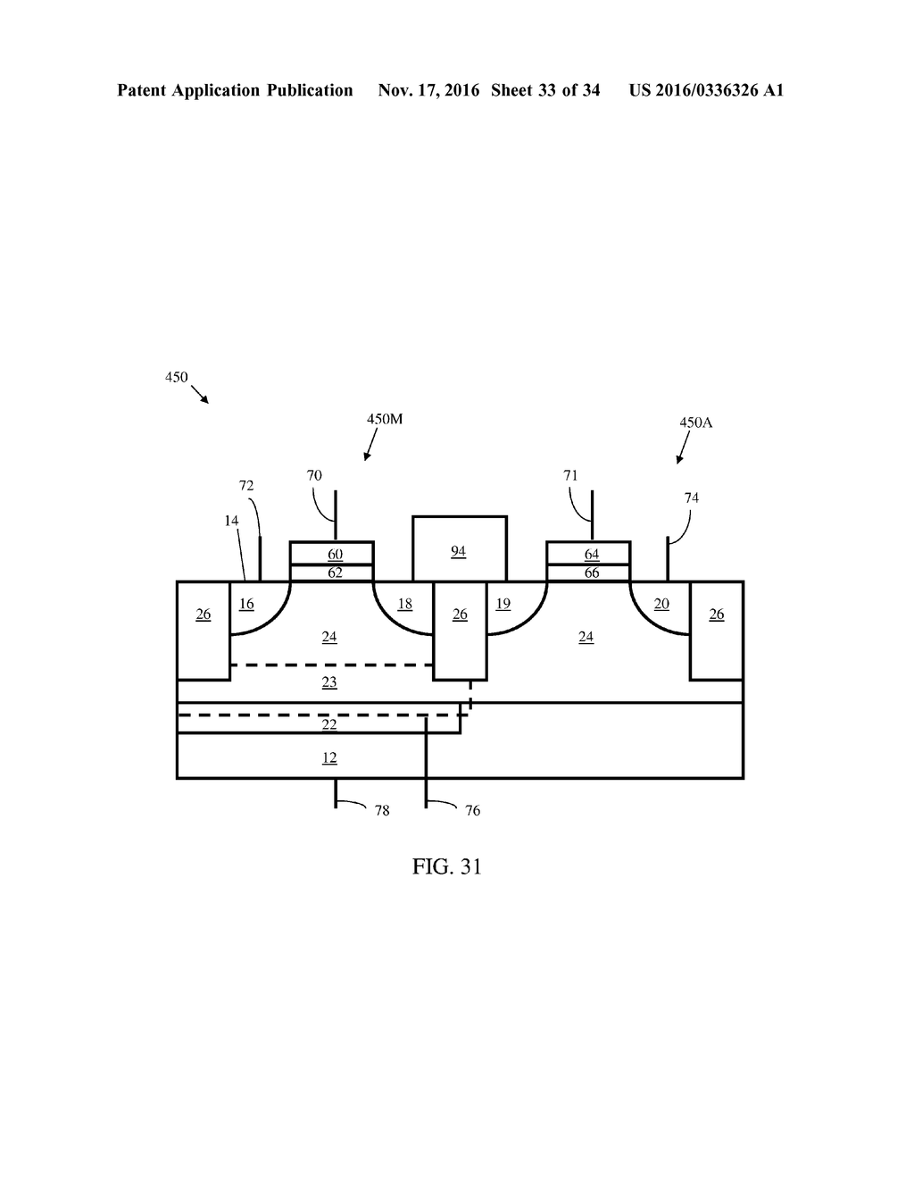 MEMORY DEVICE COMPRISING ELECTRICALLY FLOATING BODY TRANSISTOR - diagram, schematic, and image 34