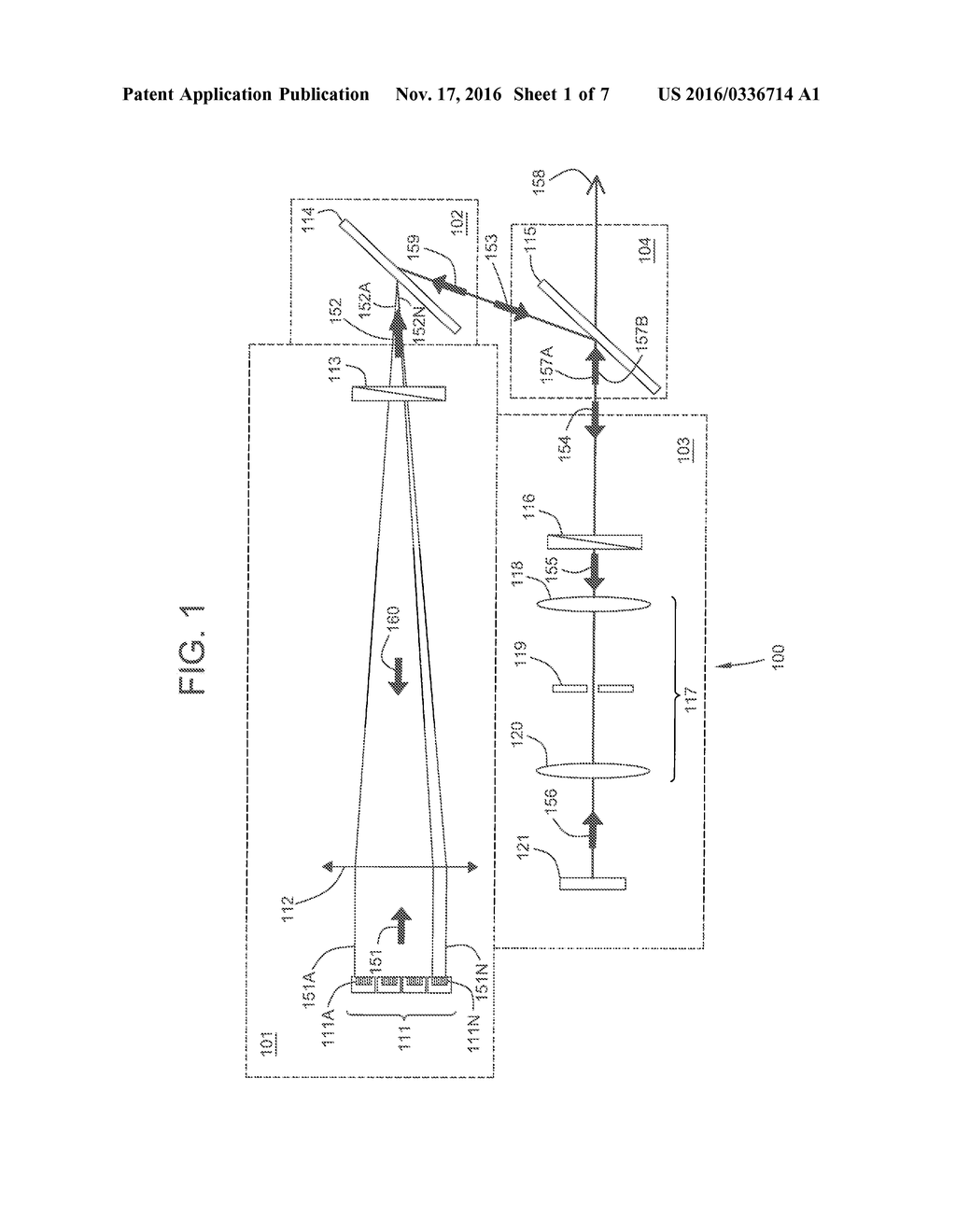 DENSE WAVELENGTH BEAM COMBINING WITH VARIABLE FEEDBACK CONTROL - diagram, schematic, and image 02