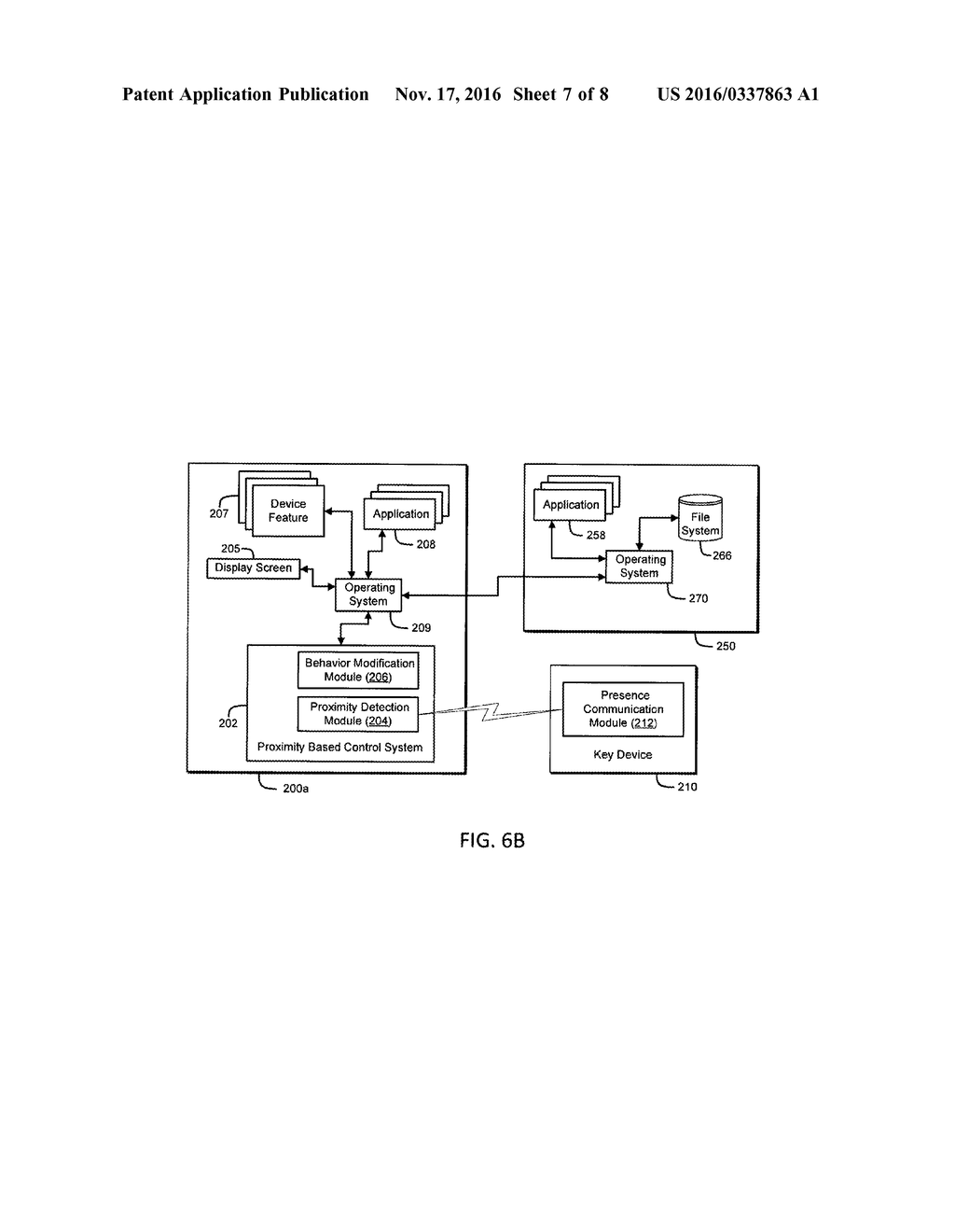 METHOD FOR PERFORMING DEVICE SECURITY CORRECTIVE ACTIONS BASED ON LOSS OF     PROXIMITY TO ANOTHER DEVICE - diagram, schematic, and image 08
