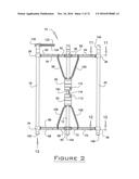 COLLAPSIBLE WASHING TABLE FOR SUPPORTING SUCH AS A BARBECUE GRATE DURING     CLEANING OF THE SAME AND INCLUDING PIVOTALLY ADJUSTABLE CLAMPING BRACKET     AND SEPARATE CLEANING BRUSH WITH INTERNAL FLUID CONDUIT COMMUNICATING     STRUCTURE FOR FACILITATING CLEANING OF THE SAME diagram and image