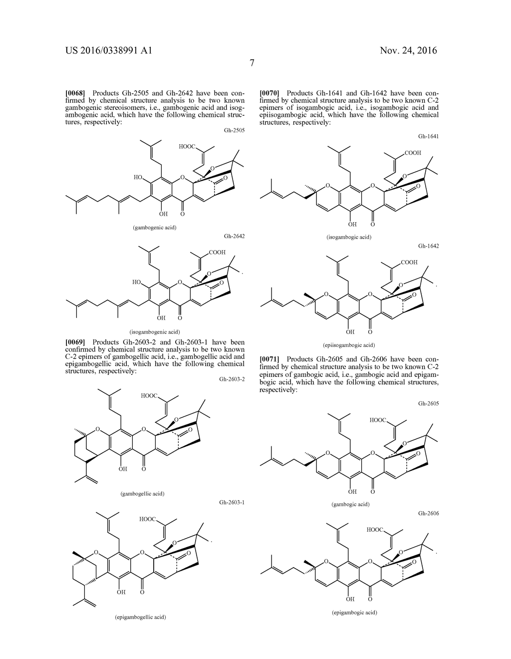 NOVEL COMPOUND OBTAINED FROM GAMBOGE RESIN, AND MEDICAL USES OF THE SAME - diagram, schematic, and image 13