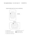 Fully populated word matrix puzzle games for mobile devices diagram and image