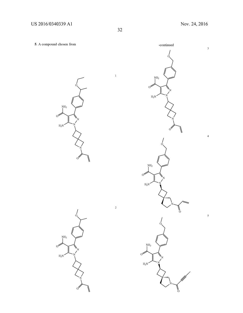 PYRAZOLE COMPOUNDS AS BTK INHIBITORS - diagram, schematic, and image 33