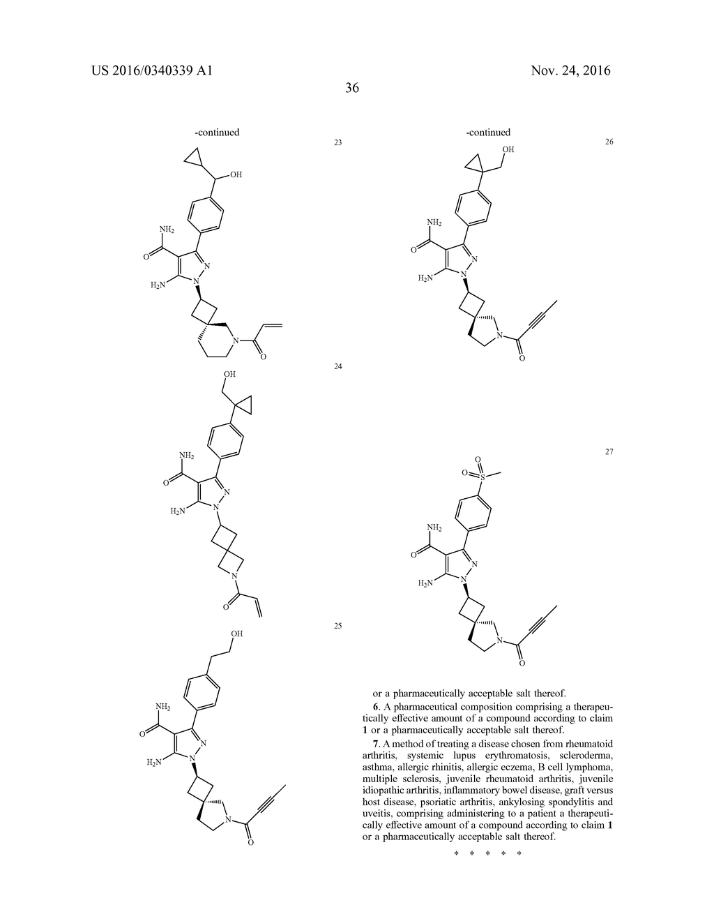 PYRAZOLE COMPOUNDS AS BTK INHIBITORS - diagram, schematic, and image 37