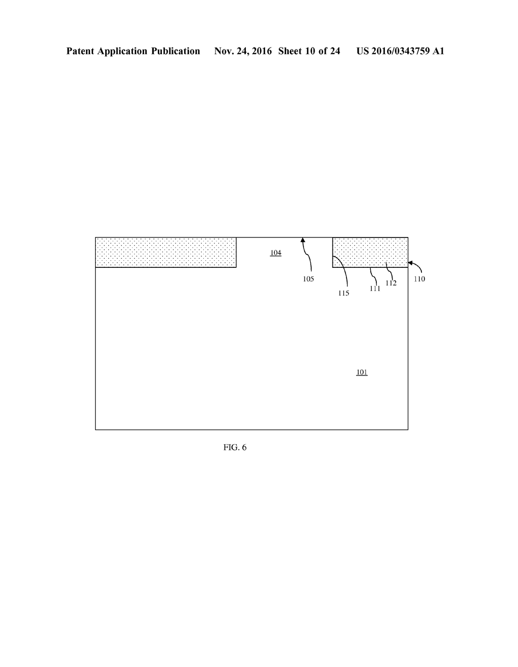 PHOTODETECTOR AND METHOD OF FORMING THE PHOTODETECTOR ON STACKED TRENCH     ISOLATION REGIONS - diagram, schematic, and image 11