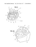 DEVICE WITH INTEGRAL INSERT HAVING STRAP SLOT diagram and image