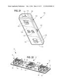 DEVICE WITH INTEGRAL INSERT HAVING STRAP SLOT diagram and image