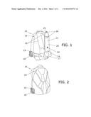 Backpack with Electronic Device Storage and Umbrella Compartment diagram and image