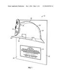 Plaque attachable helmet member trophy apparatus diagram and image