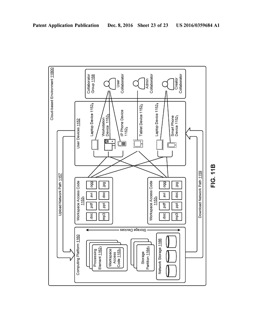 POLICY-BASED COMPUTATION AND STORAGE OF CLOUD-BASED COLLABORATION OBJECTS - diagram, schematic, and image 24