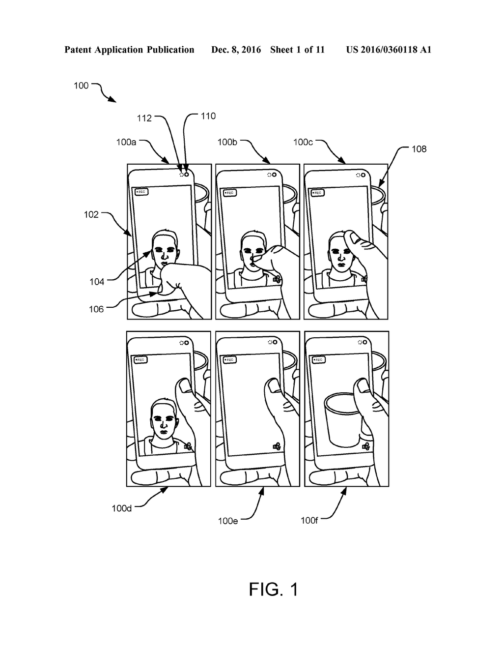 SMARTPHONE CAMERA USER INTERFACE - diagram, schematic, and image 02