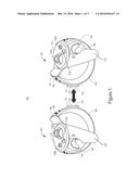 Connectable Hand-Held Controllers for Virtual-Reality Systems diagram and image