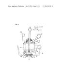 LINK STRUCTURE BETWEEN IN-WHEEL MOTOR DRIVE DEVICE AND DAMPER, AND     SUSPENSION DEVICE INCLUDING THE LINK STRUCTURE diagram and image