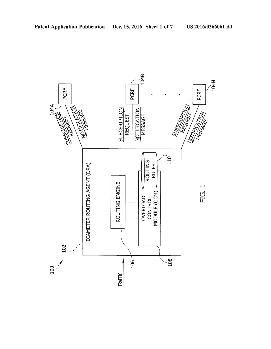 METHODS, SYSTEMS, AND COMPUTER READABLE MEDIA FOR IMPLEMENTING INTELLIGENT     POLICY AND CHARGING RULES FUNCTION (PCRF) OVERLOAD CONTROL - diagram, schematic, and image 02