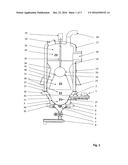 THREE-ZONE GASIFIER AND METHOD FOR OPERATING SUCH A GASIFIER IN ORDER TO     THERMALLY CONVERT BYPRODUCTS AND WASTE MATERIALS diagram and image