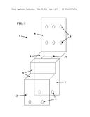BOLT-ON  ADAPTABLE BRACKET ASSEMBLY FOR PALLET RACKS TO PREVENT WALL     DAMAGE AND FLUE SPACE VIOLATIONS diagram and image