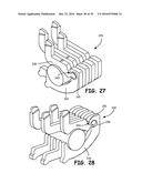 On-Center Electrically Conductive Pins For Integrated Testing diagram and image