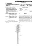 COMMUNICATION TOWER PANEL SECURITY DEVICE EMPLOYING FLEXIBLE PLASTIC     BANDING AND A CONNECTING/TENSIONING ASSEMBLY HAVING PASS-THROUGH CHANNELS     FOR SAFELY SECURING RADIATION-TRANSPARENT PANELS COVERING ANTENNA SERVICE     BAYS OF A WIRELESS TELECOMMUNICATION TOWER diagram and image