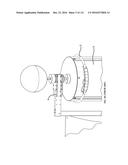 COMMUNICATION TOWER PANEL SECURITY DEVICE EMPLOYING FLEXIBLE PLASTIC     BANDING AND A CONNECTING/TENSIONING ASSEMBLY HAVING PASS-THROUGH CHANNELS     FOR SAFELY SECURING RADIATION-TRANSPARENT PANELS COVERING ANTENNA SERVICE     BAYS OF A WIRELESS TELECOMMUNICATION TOWER diagram and image