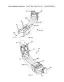 COMMUNICATION TOWER PANEL SECURITY DEVICE EMPLOYING FLEXIBLE PLASTIC     BANDING AND A CONNECTING/TENSIONING ASSEMBLY HAVING PASS-THROUGH CHANNELS     FOR SAFELY SECURING RADIATION-TRANSPARENT PANELS COVERING ANTENNA SERVICE     BAYS OF A WIRELESS TELECOMMUNICATION TOWER diagram and image