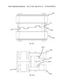 COMMUNICATION TOWER PANEL SECURITY DEVICE EMPLOYING FLEXIBLE PLASTIC     BANDING AND A CONNECTING/TENSIONING ASSEMBLY HAVING PASS-THROUGH CHANNELS     FOR SAFELY SECURING RADIATION-TRANSPARENT PANELS COVERING ANTENNA SERVICE     BAYS OF A WIRELESS TELECOMMUNICATION TOWER diagram and image