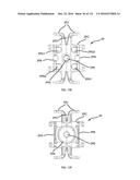 COMMUNICATION TOWER PANEL SECURITY DEVICE EMPLOYING FLEXIBLE PLASTIC     BANDING AND A CONNECTING/TENSIONING ASSEMBLY HAVING PASS-THROUGH CHANNELS     FOR SAFELY SECURING RADIATION-TRANSPARENT PANELS COVERING ANTENNA SERVICE     BAYS OF A WIRELESS TELECOMMUNICATION TOWER diagram and image