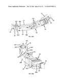 COMMUNICATION TOWER PANEL SECURITY DEVICE EMPLOYING FLEXIBLE PLASTIC     BANDING AND A CONNECTING/TENSIONING ASSEMBLY HAVING PASS-THROUGH CHANNELS     FOR SAFELY SECURING RADIATION-TRANSPARENT PANELS COVERING ANTENNA SERVICE     BAYS OF A WIRELESS TELECOMMUNICATION TOWER diagram and image