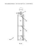 COMMUNICATION TOWER PANEL SECURITY DEVICE EMPLOYING FLEXIBLE PLASTIC     BANDING AND A CONNECTING/TENSIONING ASSEMBLY HAVING PASS-THROUGH CHANNELS     FOR SAFELY SECURING RADIATION-TRANSPARENT PANELS COVERING ANTENNA SERVICE     BAYS OF A WIRELESS TELECOMMUNICATION TOWER diagram and image