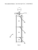 COMMUNICATION TOWER PANEL SECURITY DEVICE EMPLOYING FLEXIBLE PLASTIC     BANDING AND A CONNECTING/TENSIONING ASSEMBLY HAVING PASS-THROUGH CHANNELS     FOR SAFELY SECURING RADIATION-TRANSPARENT PANELS COVERING ANTENNA SERVICE     BAYS OF A WIRELESS TELECOMMUNICATION TOWER diagram and image